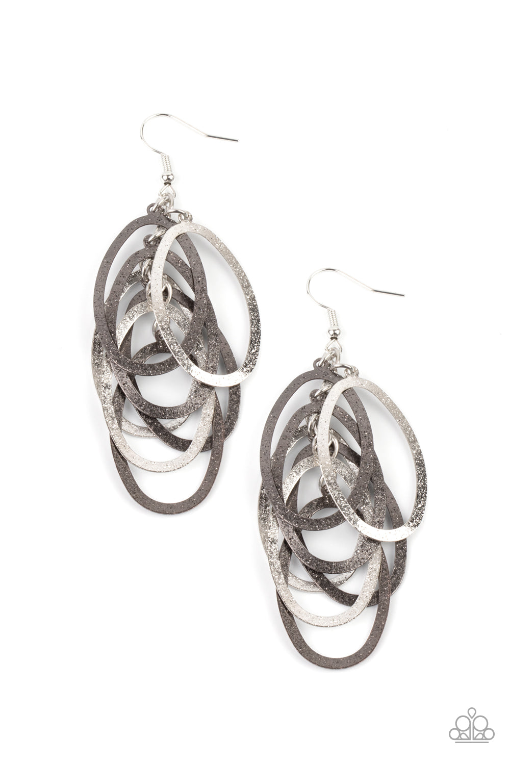 Mind OVAL Matter - Silver & gunmetal (E908)