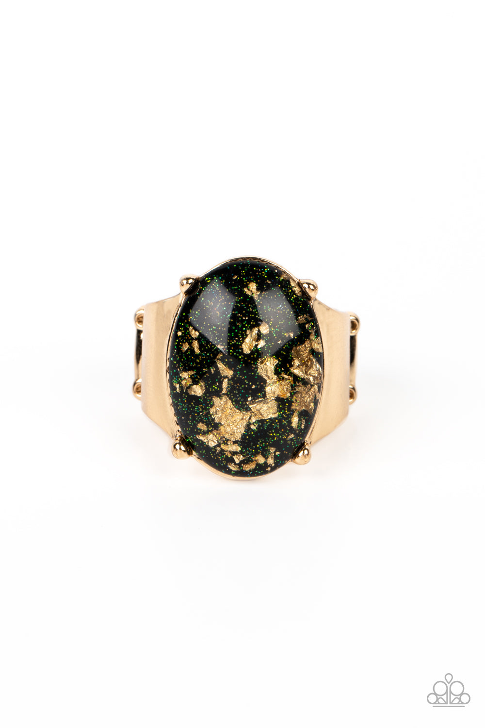 Gold Leaf Glam - Black (R068)