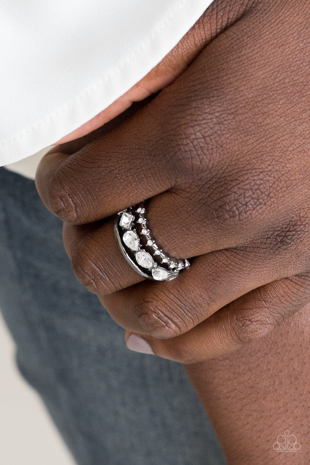 Backstage Sparkle - Black/gunmetal
