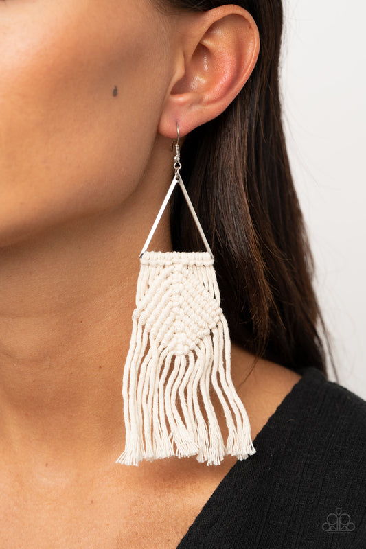 Macrame Jungle - White (E219)