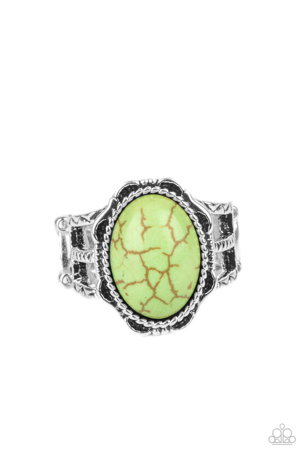 Flowering Dunes - Green (R446)