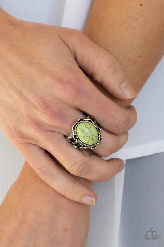 Flowering Dunes - Green (R446)