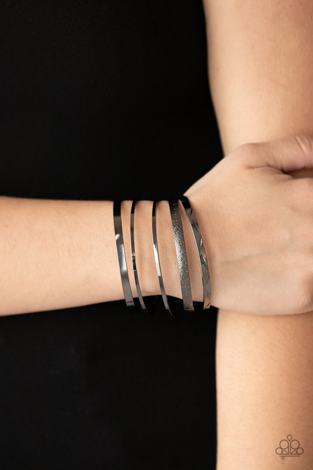 Stackable Style - Black/gunmetal (B744)