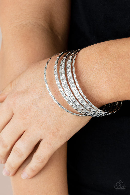 Back-To-Back Stacks - Silver (B1152)