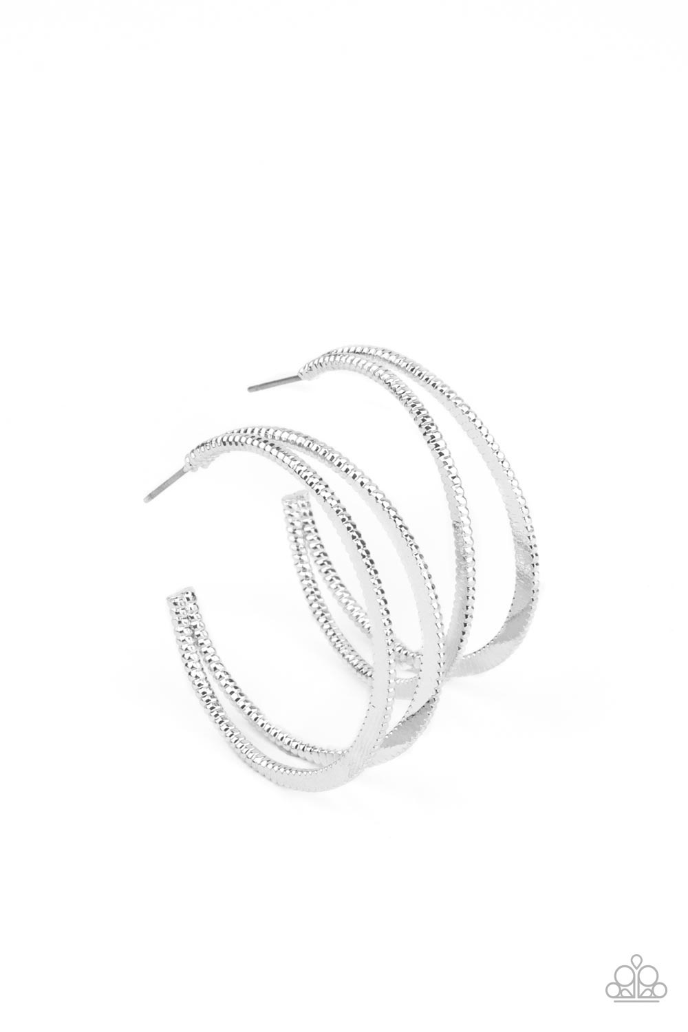 Rustic Curves - Silver (E1154)