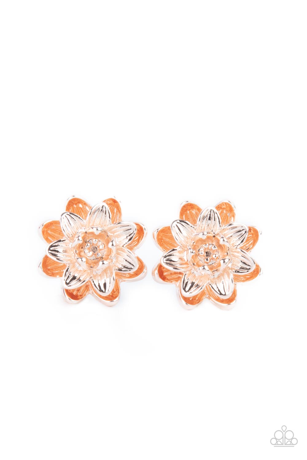 Water Lily Love - Rose Gold (E047)