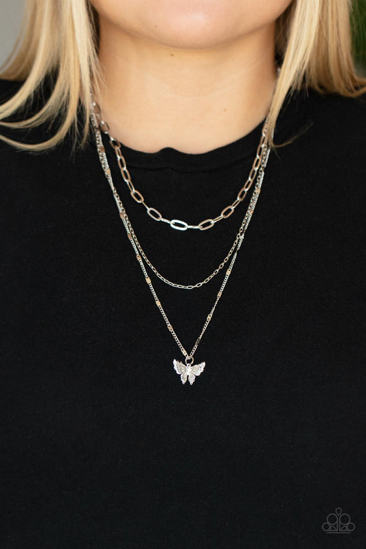 Bountiful Butterflies - White (N0563)
