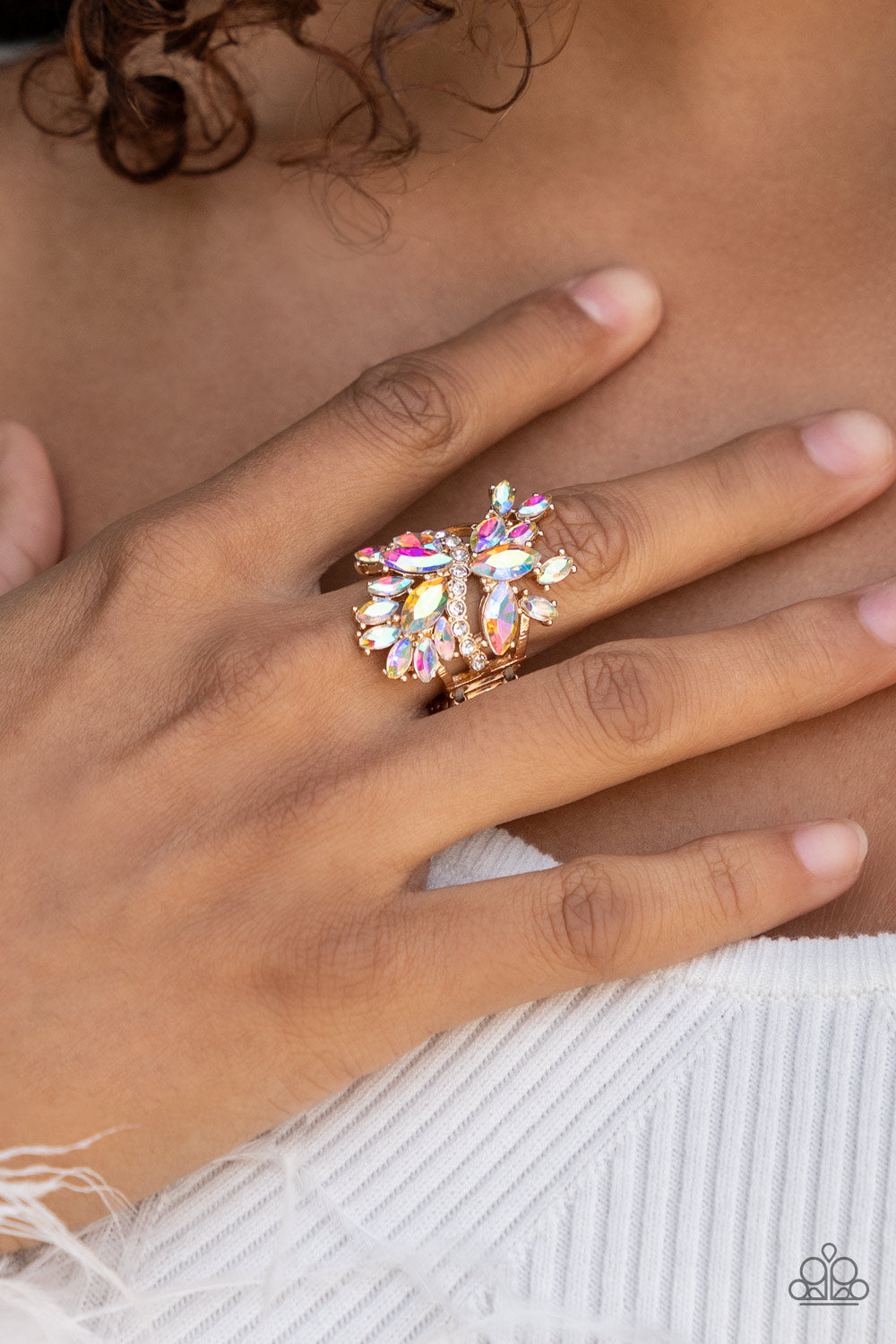 Flauntable Flare - Gold/Oil Spill (R389)