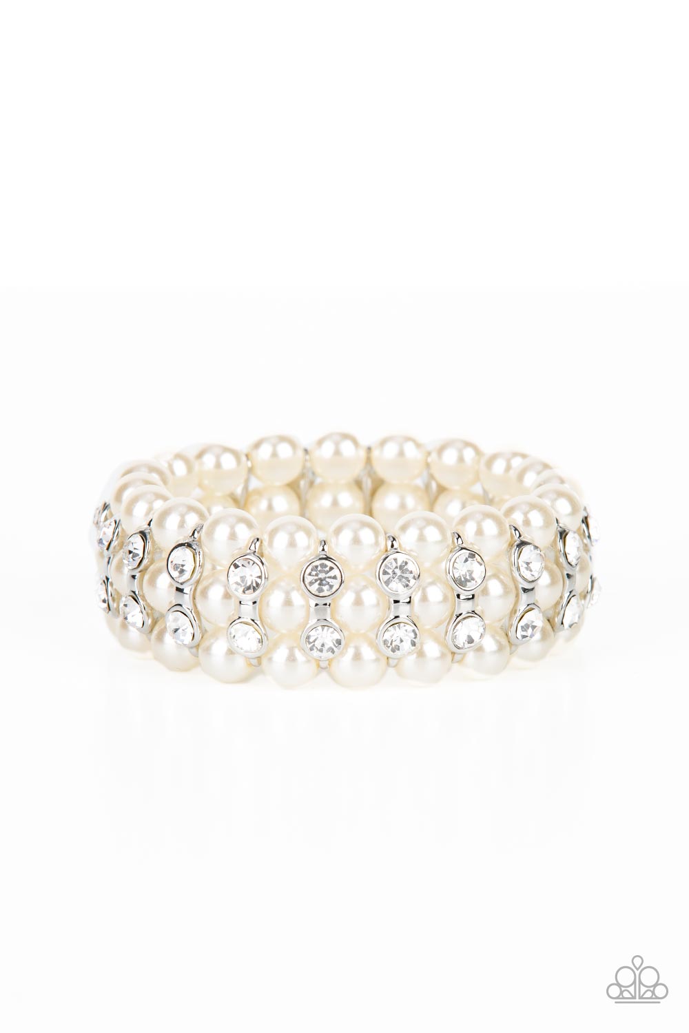 Eiffel Tower Elegance - White (B147)
