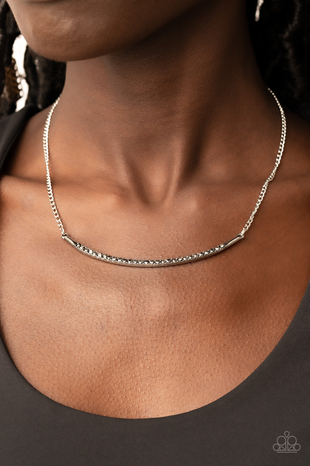 Collar Poppin Sparkle - Silver (N1784)