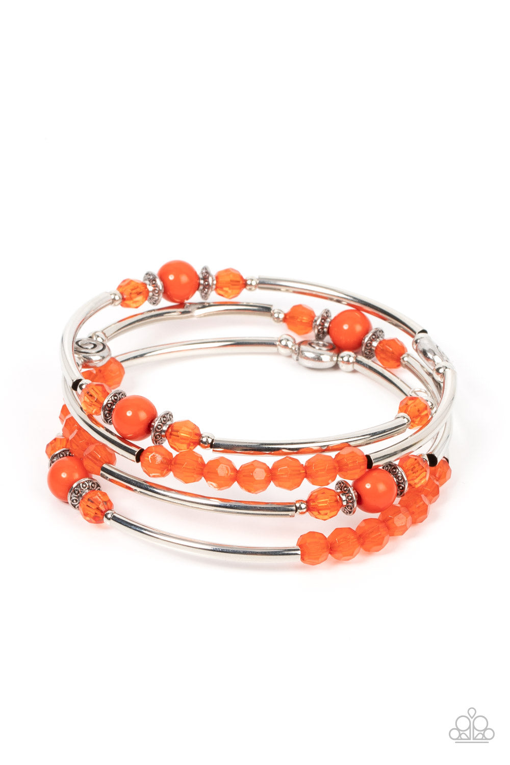 Whimsically Whirly - Orange (B1013)