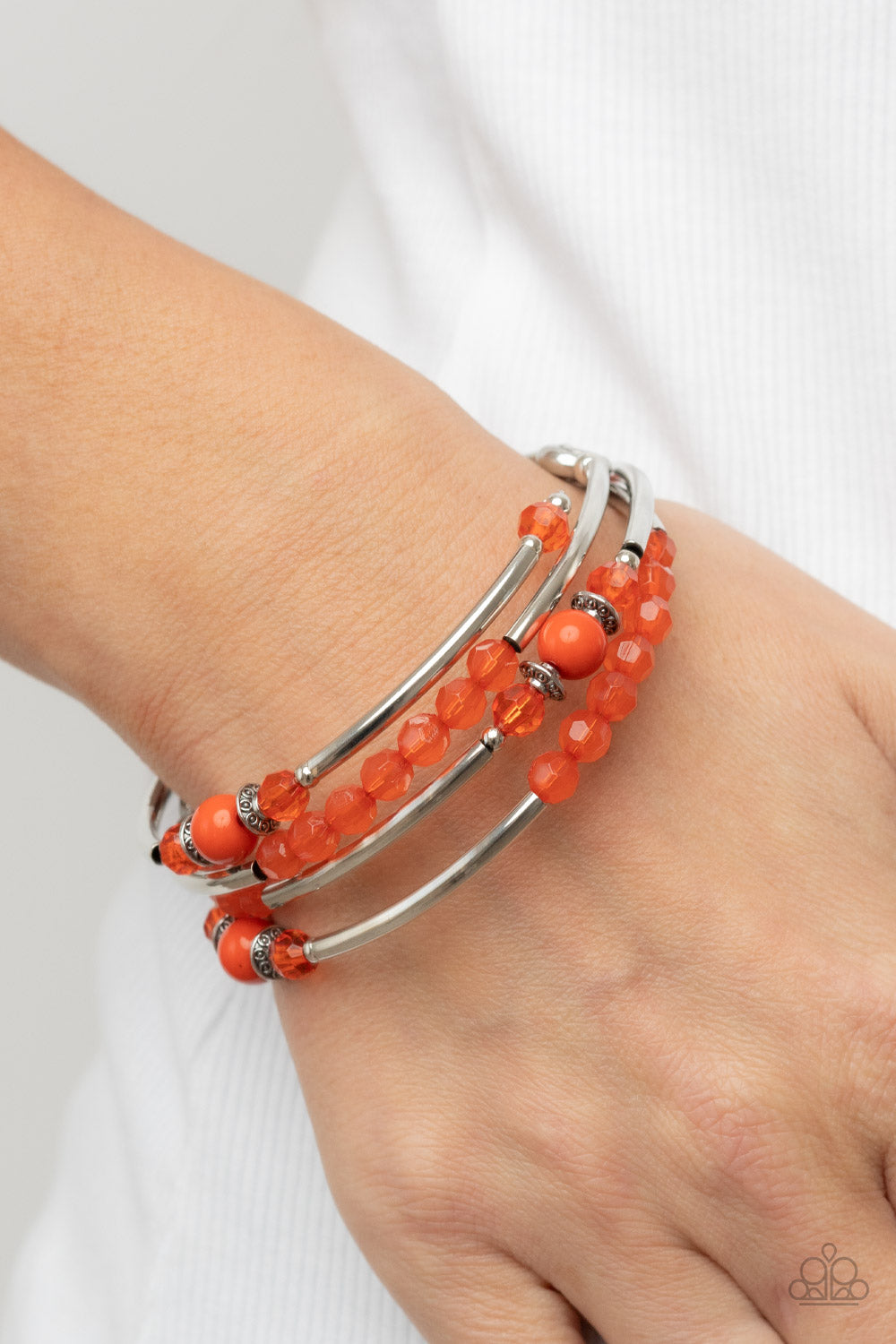 Whimsically Whirly - Orange (B1013)