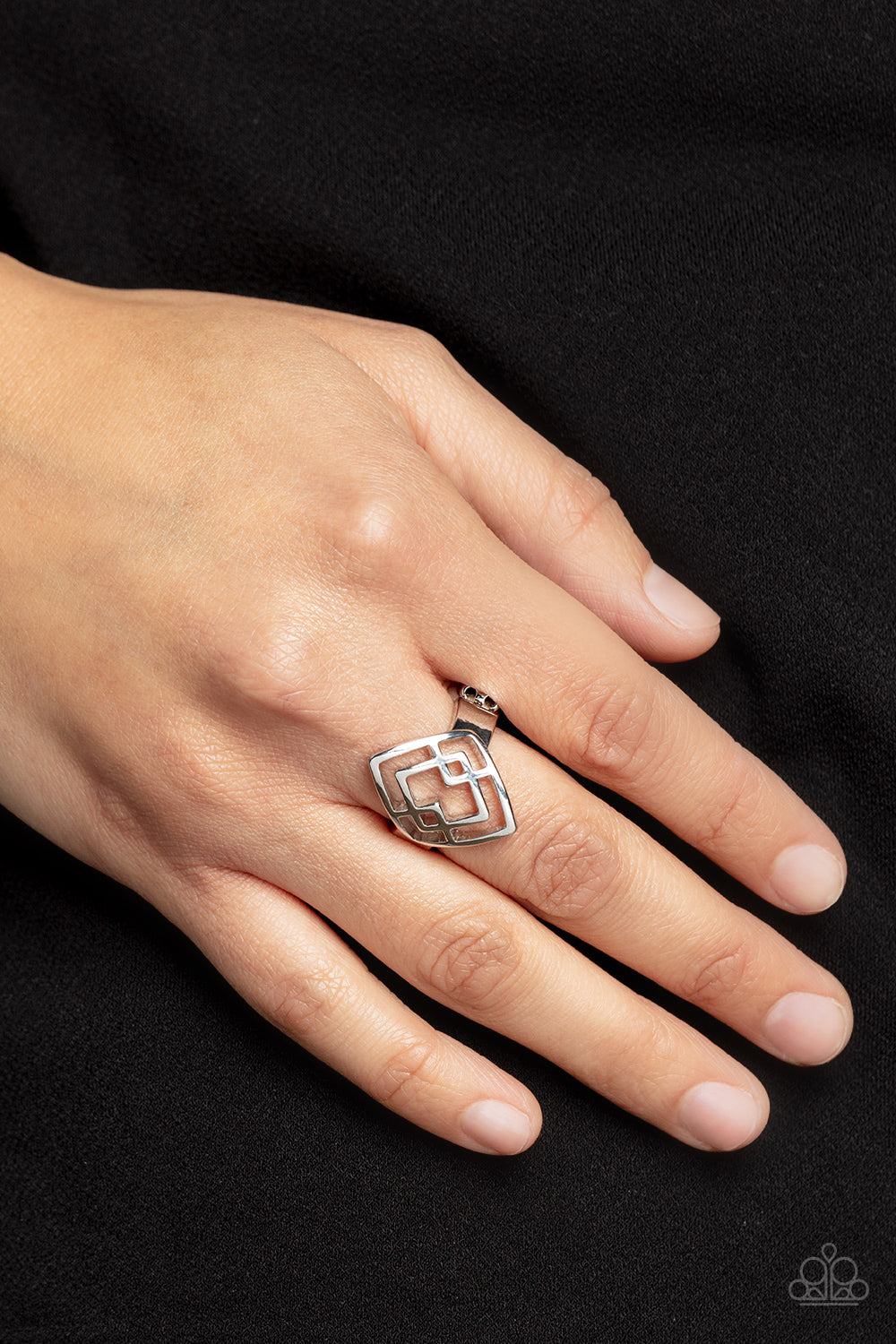 Diamond Duo - Silver (R806)
