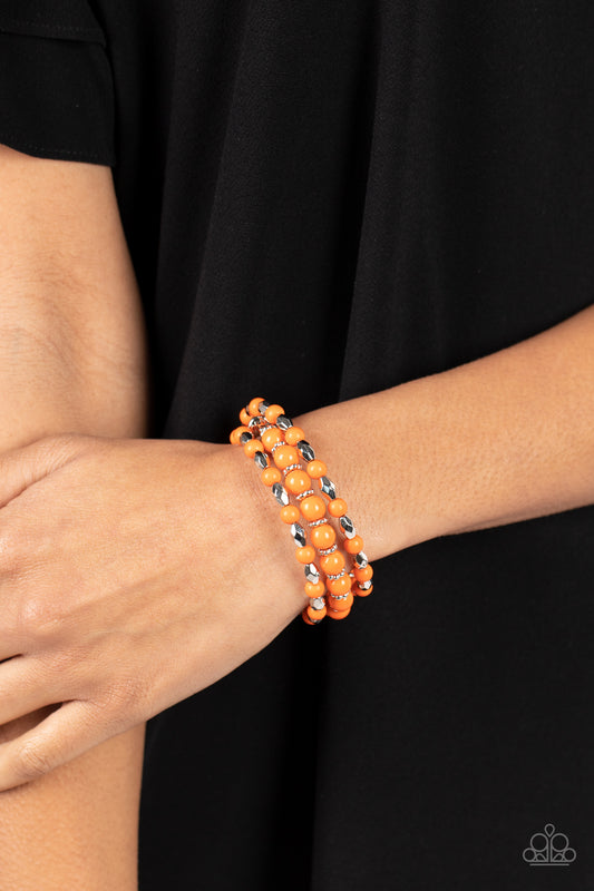 Colorfully Coiled - Orange (B965)