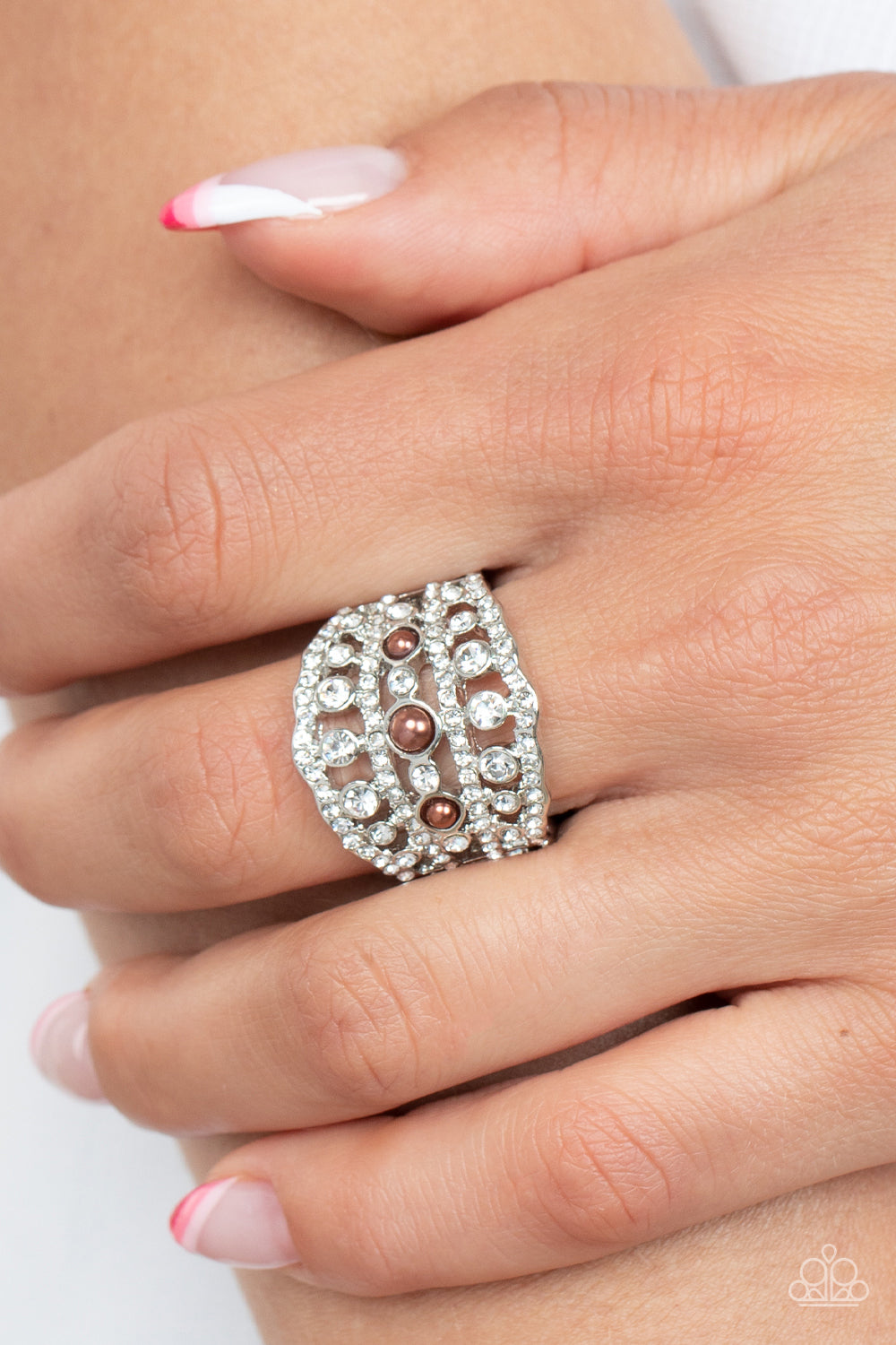 Sailboat Bling - Brown (R281)