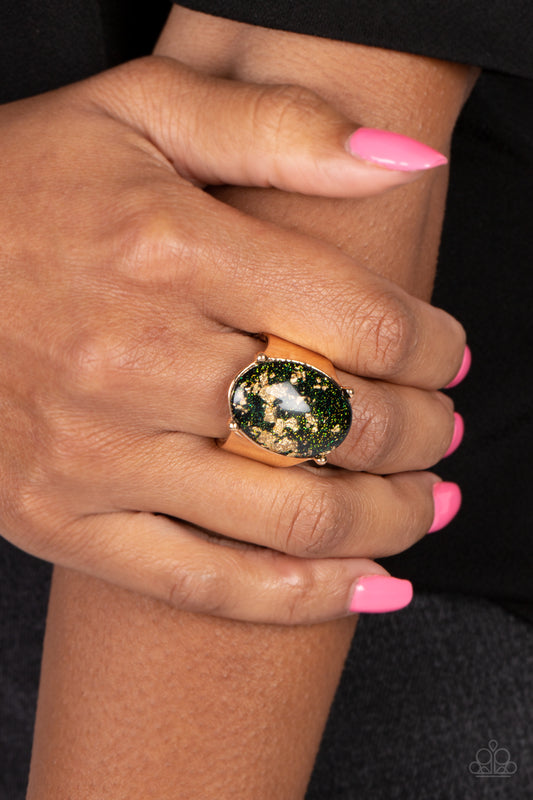 Gold Leaf Glam - Black (R068)