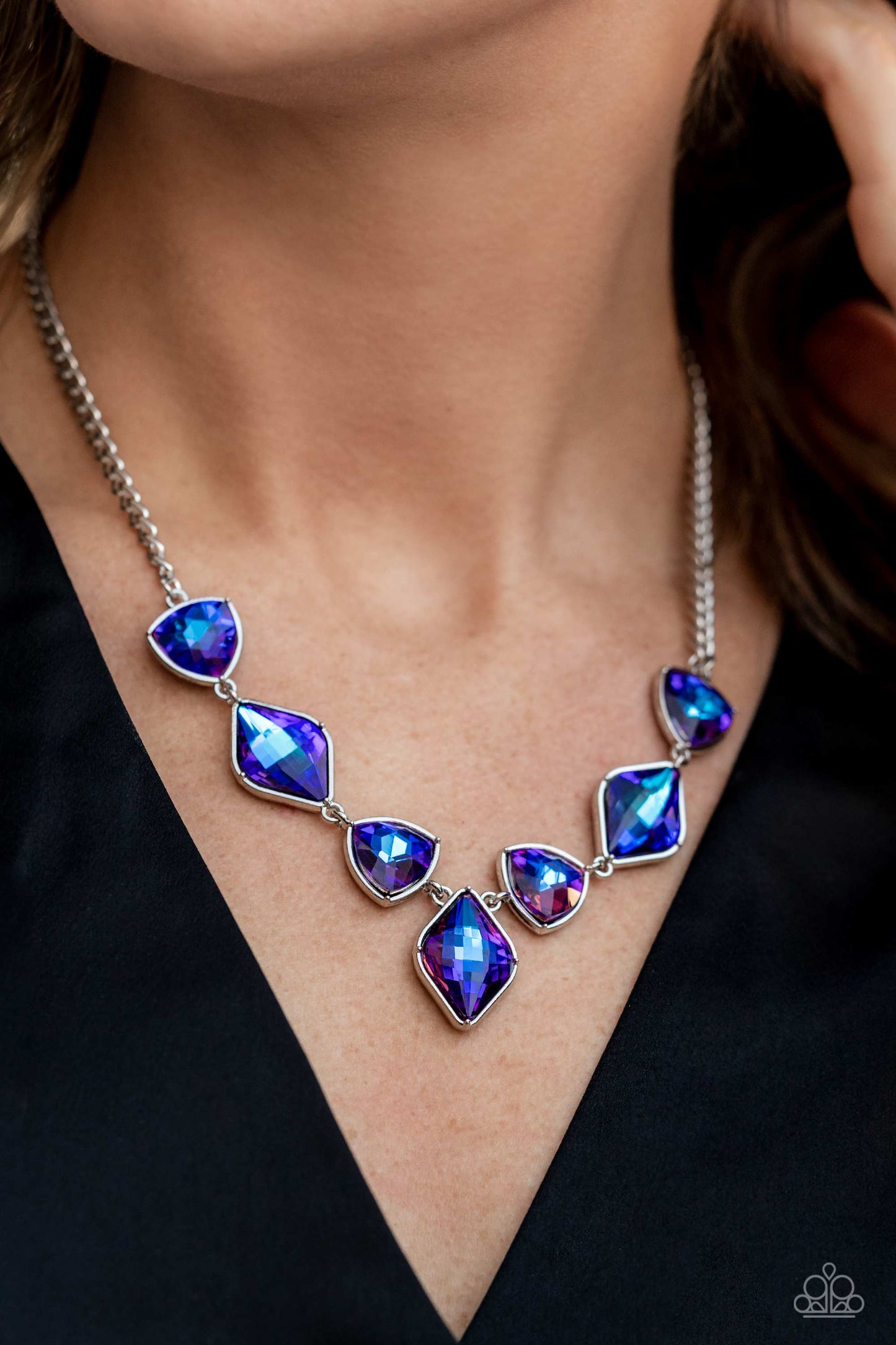 Glittering Geometrics - Purple (N1165)