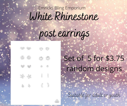 Starlet Shimmer - Earring Kit White